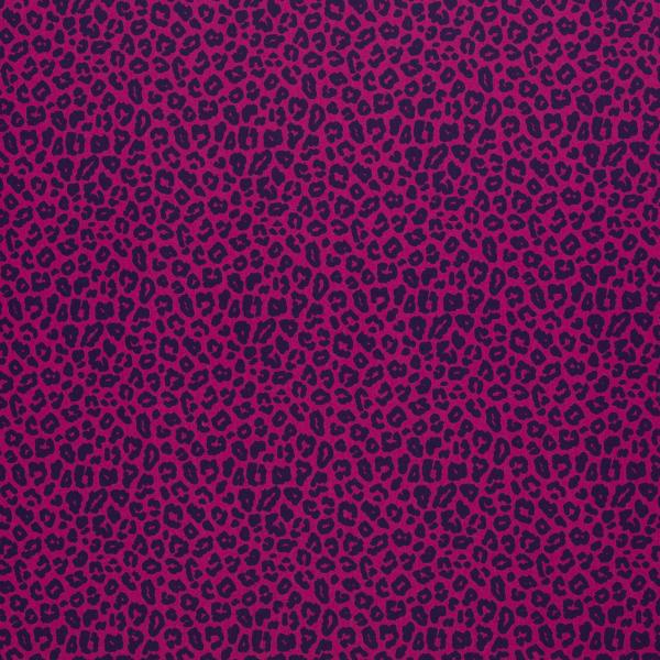 Baumwolle Leoni Animalprint  Pink/Blau by Swafing